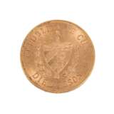 Republik Kuba - 10 Pesos 1916, José Martí, ss, - фото 2