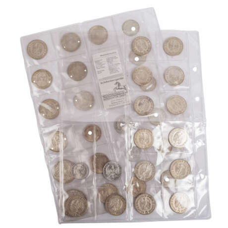 Deutsches Reich - Sammlung von ca. 40 Münzen, - фото 1