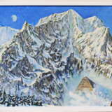 Пирамида Leinwand Ölfarbe Surrealismus Landschaftsmalerei 2002 - Foto 1