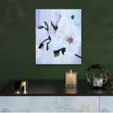 White Magnolia acrylic on canvas Acrylfarbe floral Finnland 2022 - Foto 4