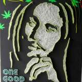 Bob Marley Bois naturel Technique mixte 2017 - photo 1