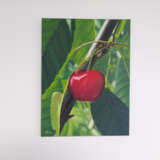 Oil painting "Cherry" Холст на подрамнике Масло на холсте Ботаническая живопись Украина 2022 г. - фото 5