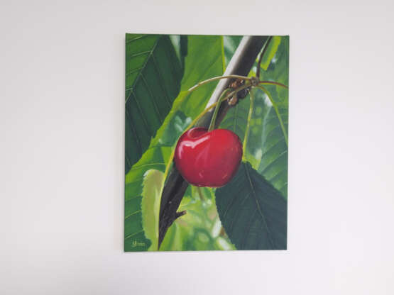 Oil painting "Cherry" Canvas on the subframe Oil on canvas Realism Ukraine 2022 - photo 5