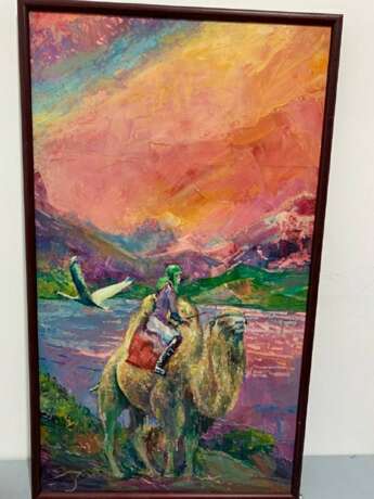 Картина маслом Akniet Umiti Абдигулов Айдос картина маслом Öl auf Leinwand авторская картина картина маслом Kasachstan 1999 - Foto 3