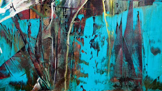 Fearless flight acrylic on canvas Акриловые краски Абстракционизм contemporary abstract Италия 2022 г. - фото 5