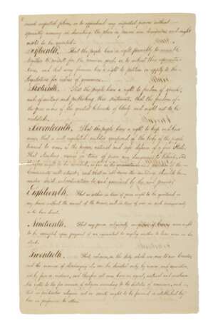 The United States Constitution and the Bill of Rights | An official record of Virginia's ratification, containing the nucleus of the Bill of Rights - photo 8