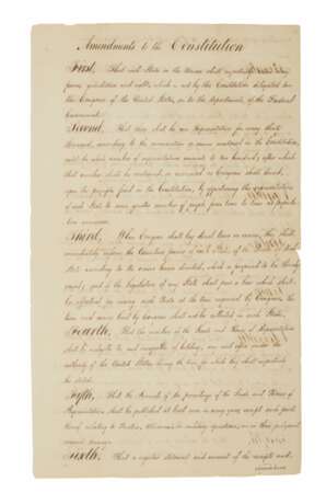 The United States Constitution and the Bill of Rights | An official record of Virginia's ratification, containing the nucleus of the Bill of Rights - photo 9