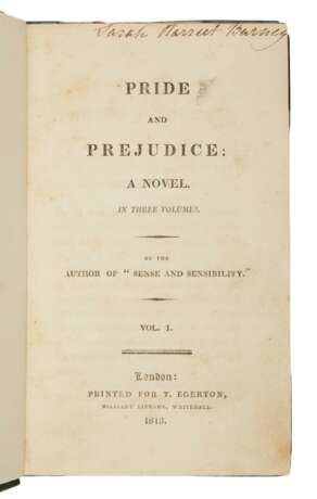 [Austen, Jane] | An important association copy of Austen's most beloved novel - фото 1