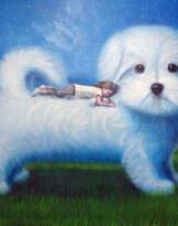 Oil painting "Dreams keeper" Oil painting "Dreams keeper"