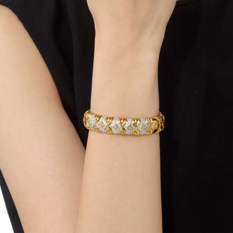 DIAMOND AND GOLD CUFF - Foto 4