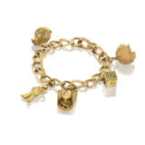 GOLD AND RUBY CHARM BRACELET - фото 3