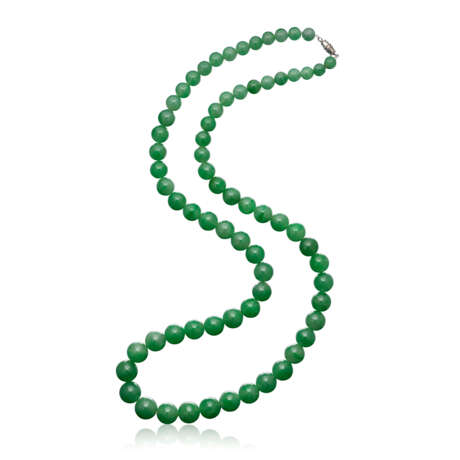 JADEITE BEAD NECKLACE - photo 1