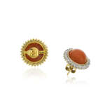 SET OF CORAL AND DIAMOND JEWELLERY - Foto 4