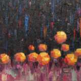 Картина «мандариновая ночь», Холст на подрамнике, Масляная живопись, Импрессионизм, Натюрморт, Беларусь, 2022 г. - фото 1
