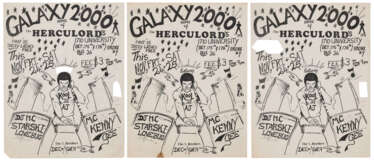 THREE FLYERS FOR DJ KOOL HERC AND THE HERCULORDS AT GALAXY 2000 AND RELATED EPHEMERA