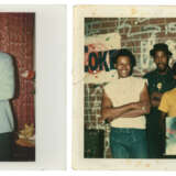 TWO POLAROID PORTRAITS: DJ KOOL HERC, MIKE MIKE WITH THE LIGHTS, TIMMY TIM, COKE LA ROCK AND DIAMOND D. AT BRONX RIVERSIDE PROJECTS AND MIKE MIKE WITH THE LIGHTS, BRONX, NY - Foto 1