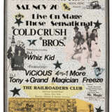 THREE ORIGINAL FLYER FEATURING THE RAILROADERS CLUB, STAFFORD PLACE, AND SPARKLE. - photo 2