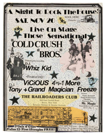 THREE ORIGINAL FLYER FEATURING THE RAILROADERS CLUB, STAFFORD PLACE, AND SPARKLE. - фото 2