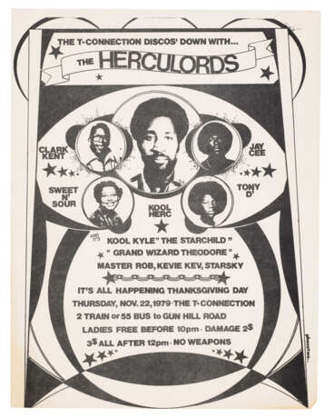 FIVE 1979-1985 HERCULORDS FLYERS BY VARIOUS ARTISTS - фото 3