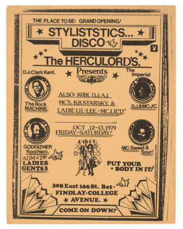 FIVE 1979-1985 HERCULORDS FLYERS BY VARIOUS ARTISTS - photo 5