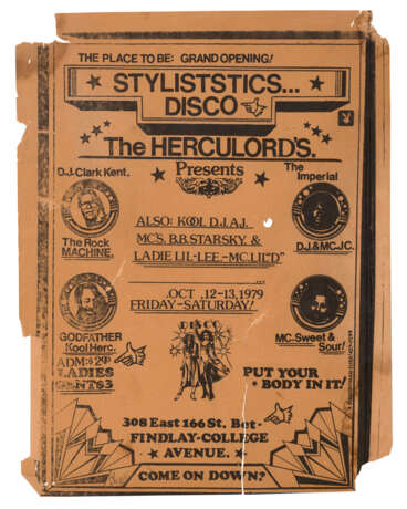 FIVE 1979-1985 HERCULORDS FLYERS BY VARIOUS ARTISTS - фото 6