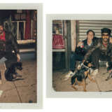 TWO POLAROID PORTRAITS: DJ KOOL HERC WITH DOGS AND DJ KOOL HERC WITH DOGS AND FRIENDS, BOSTON ROAD AND SEYMOUR AVENUE, BRONX, NY - фото 1