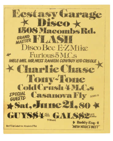 SIXTEEN FLYERS FOR THE ECSTASY GARAGE DISCO - Foto 2