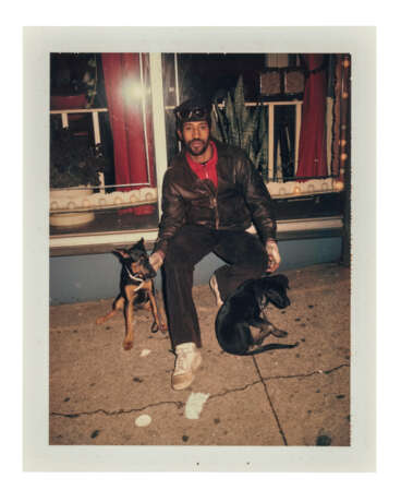 TWO POLAROID PORTRAITS: DJ KOOL HERC WITH DOGS AND DJ KOOL HERC WITH DOGS AND FRIENDS, BOSTON ROAD AND SEYMOUR AVENUE, BRONX, NY - фото 2