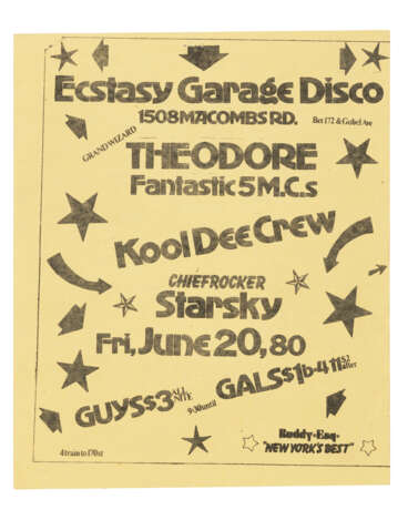 SIXTEEN FLYERS FOR THE ECSTASY GARAGE DISCO - photo 8