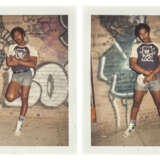 TWO POLAROID PORTRAITS OF DJ KOOL HERC AT HILLSIDE PROJECTS, SEYMOUR AVENUE AND BOSTON ROAD, BRONX, NY - photo 1
