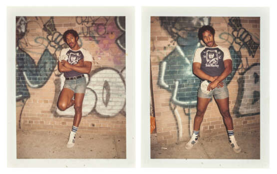 TWO POLAROID PORTRAITS OF DJ KOOL HERC AT HILLSIDE PROJECTS, SEYMOUR AVENUE AND BOSTON ROAD, BRONX, NY - photo 1