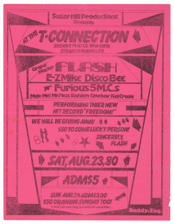 NINE T-CONNECTION FLYERS FROM 1980-1981 - photo 2