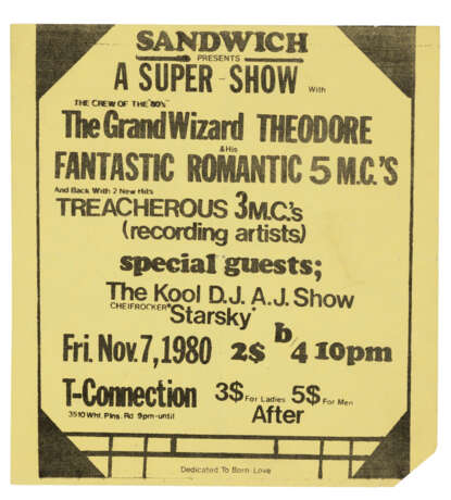 NINE T-CONNECTION FLYERS FROM 1980-1981 - photo 5