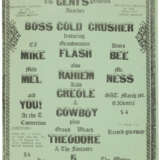 SIX 1980 HIP HOP FLYERS FEATURING THE T-CONNECTION, ECSTASY GARAGE, STARDUST ROOM AND MORE. - Foto 2