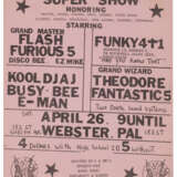 SIX 1980 HIP HOP FLYERS FEATURING THE T-CONNECTION, ECSTASY GARAGE, STARDUST ROOM AND MORE. - photo 3