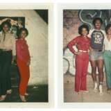 TWO POLAROID PORTRAITS: DJ KOOL HERC WITH TWO FRIENDS AT HILLSIDE PROJECTS, NEAR BOSTON ROAD AND DJ KOOL HERC’S SISTER LORICE WITH FRIEND AT T-CONNECTION - photo 1
