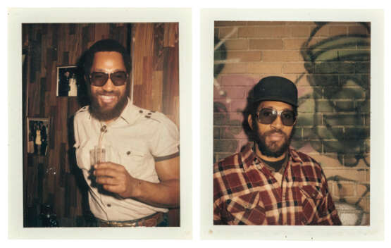TWO POLAROID PORTRAITS OF DJ KOOL HERC: ONE AT ECSTASY GARAGE, BRONX, NY AND ONE AT BOSTON, ROAD, BRONX, NY - Foto 1