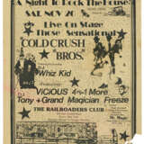 A COLLECTION OF SEVEN FLYERS, INCLUDING COLD CRUSH BROTHERS, GRAND WIZARD THEODORE GRANDMASTER FLASH AND OTHERS - photo 6