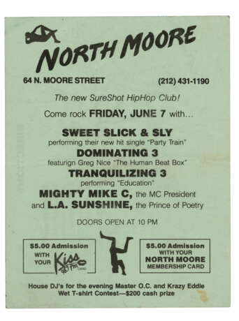 NINE HIP HOP FLYERS, 1985-1987 - фото 8