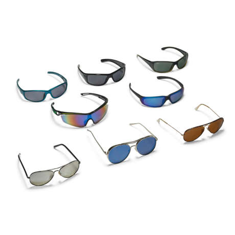 EIGHT PAIRS OF SUNGLASSES WORN BY DJ KOOL HERC - фото 1