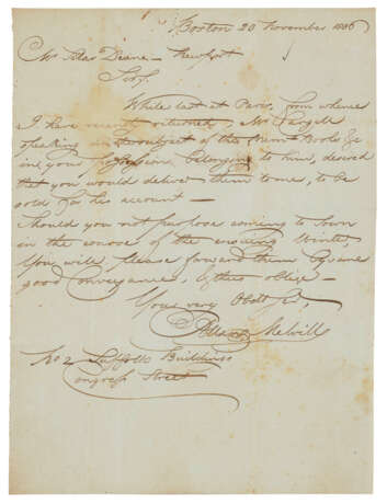 An early business letter - Foto 1
