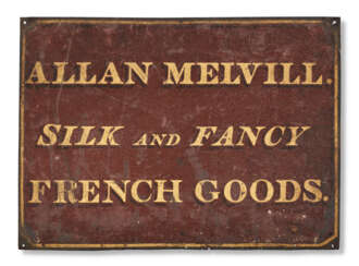 Melville family shop sign