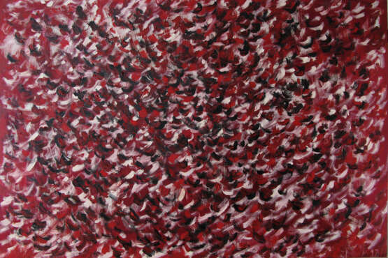 “Number 1 red” Canvas Oil paint 398 2017 - photo 1