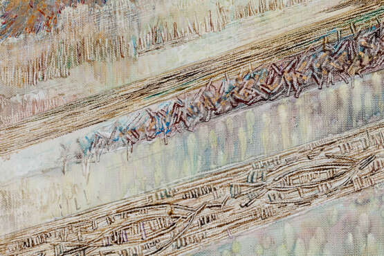 Над простором Бытия Масло на холсте на подрамнике Couteau à peindre Postimpressionnisme минск 2018 - photo 3