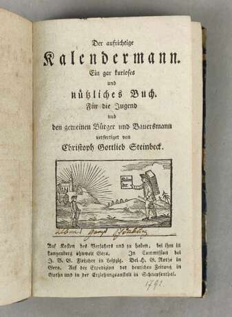 Der aufrichtige Kalendermann 1792 - photo 1