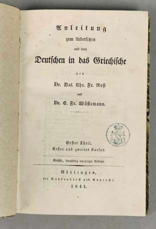 Anleitung zum Übersetzen 1841 - photo 1
