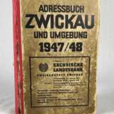 Adressbuch Zwickau und Umgebung 1947/48 - Foto 1