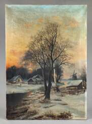 Sonnenuntergang im Winter - Spranger, E.W. 1905