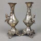 Jugendstil Vasenpaar mit Putto - photo 2