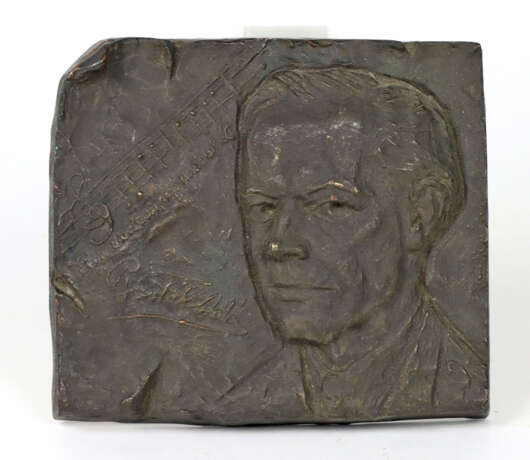 Bronze Portraitplakette - фото 1